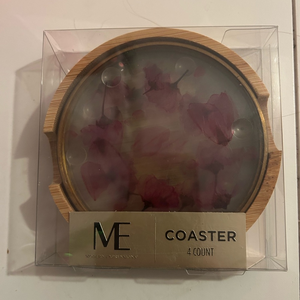 Floral Coasters Set